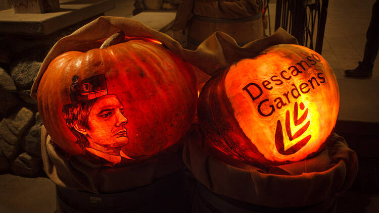 Carved at Descanso Gardens