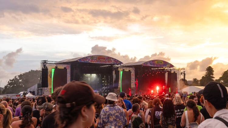 Laneway Music Festival held at Centennial Park in Sydney.