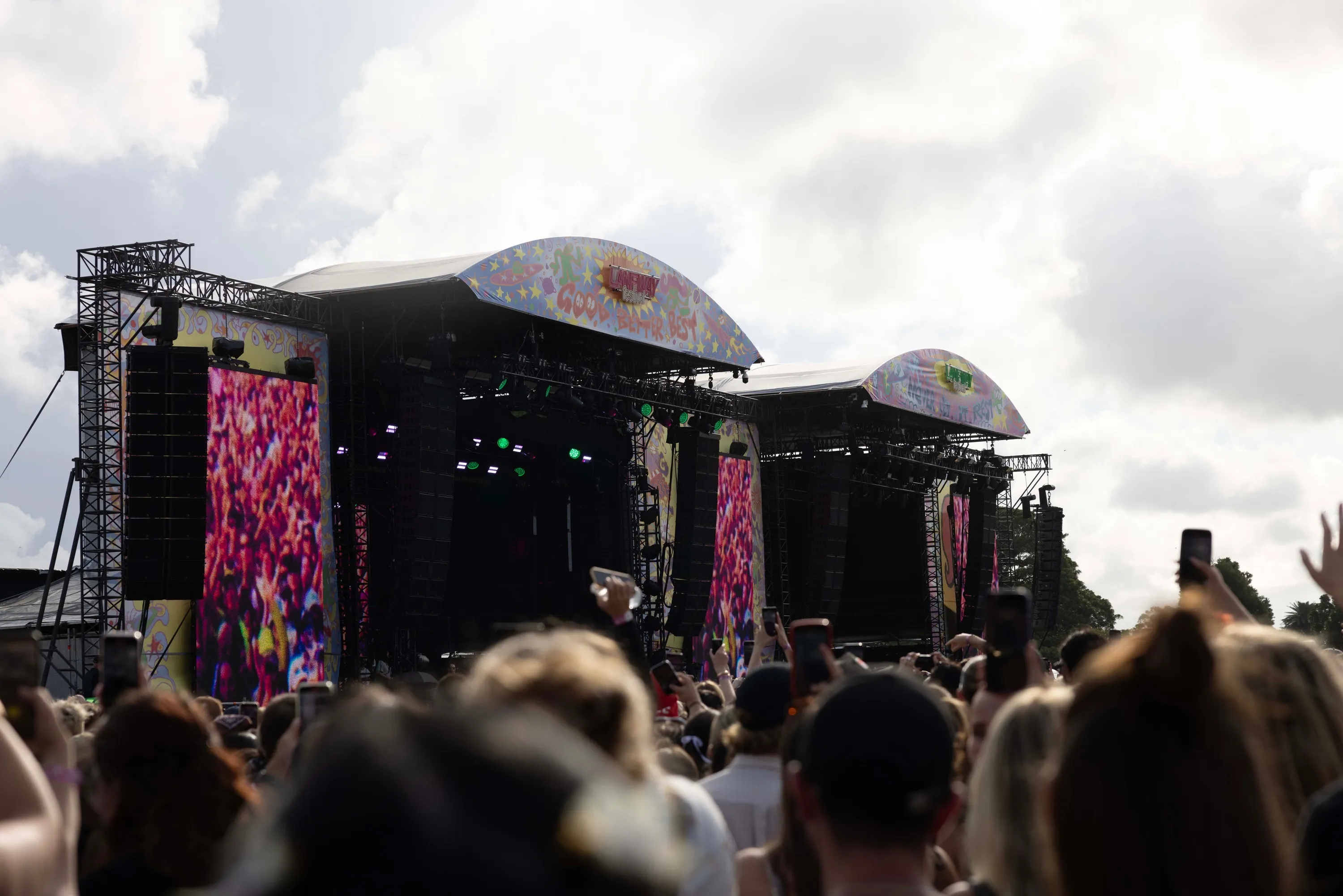 Laneway Music Festival held at Centennial Park in Sydney.