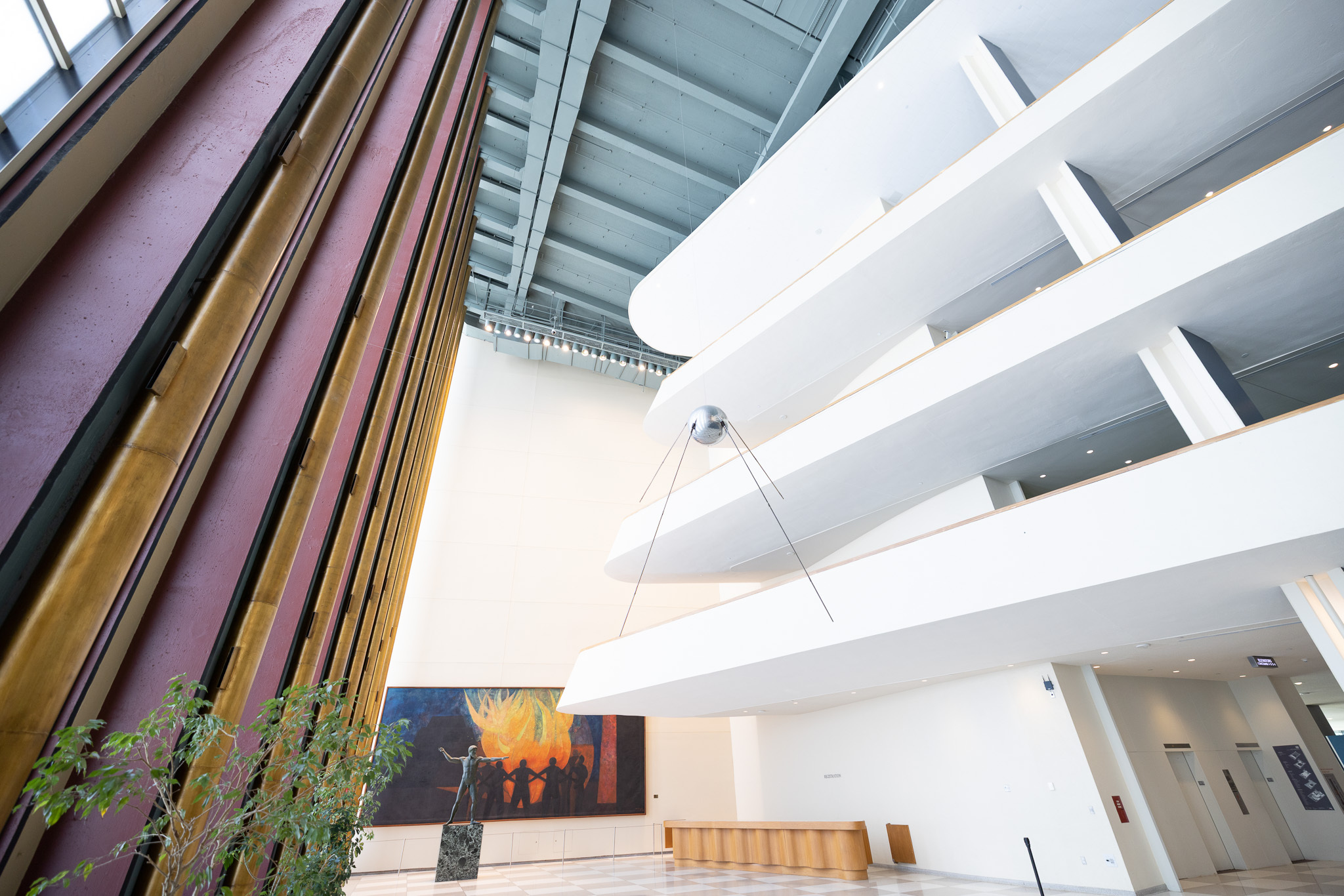 A model of Sputnik inside the United Nations