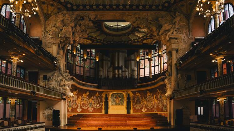 Enjoy a classical music concert at the Palau de la Música