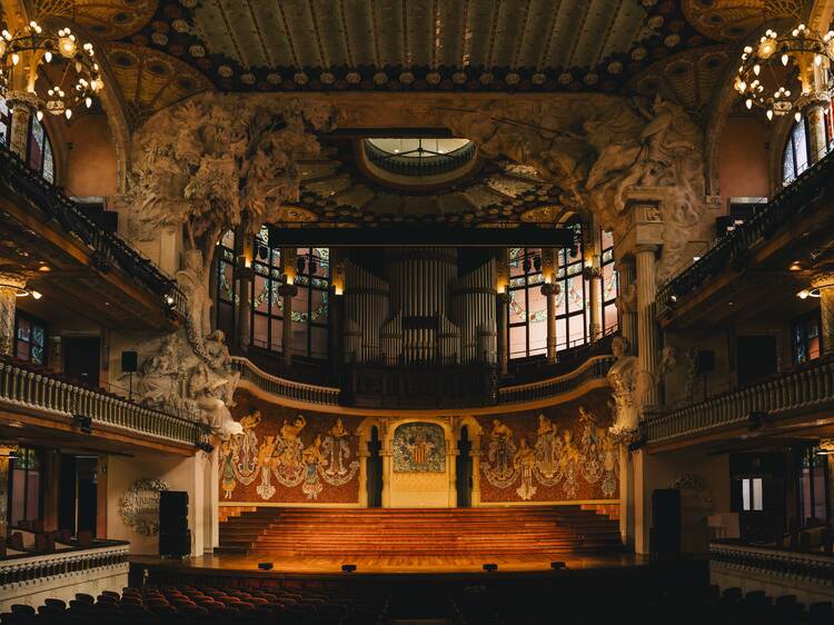 Enjoy a classical music concert at the Palau de la Música