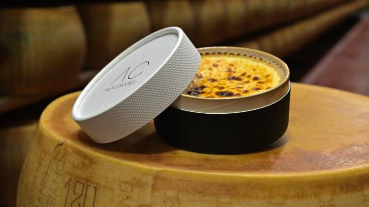 Tarta de queso de Álex Cordobés y Parmigiano Reggiano Tarta de queso de Álex Cordobés y Parmigiano Reggiano