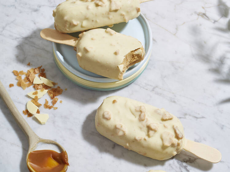 Paleta de dulce de leche en Pot Helados