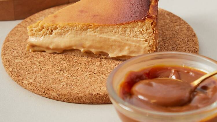 Tarta vasca de dulce de leche en Joaquín Vasco