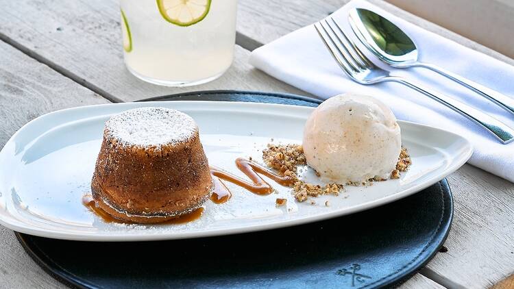 Volcán de dulce de leche en Cauce de los Fuegos
