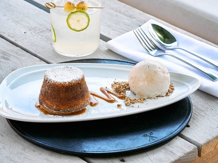 Volcán de dulce de leche en Cauce de los Fuegos