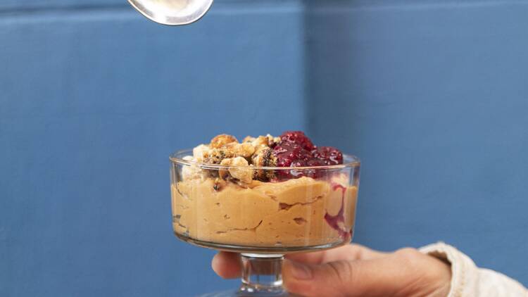Mousse de dulce de leche en Sifón