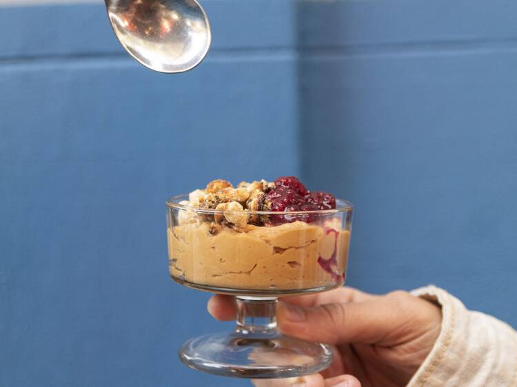 Mousse de dulce de leche en Sifón