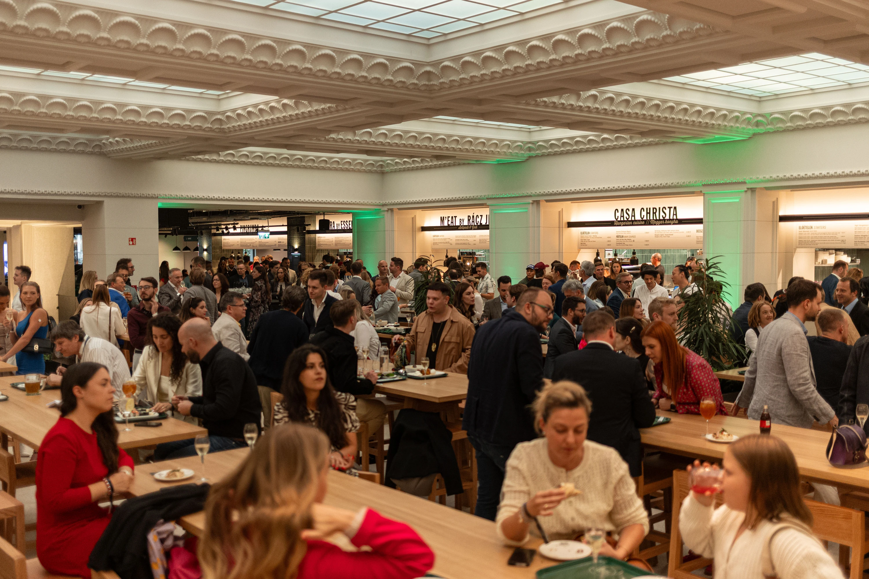The interior of Time Out Market Budapest