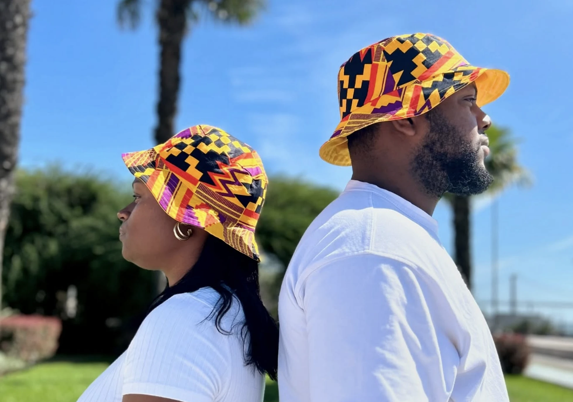 Panam&aacute;s de capulana de Sheila Vanessa