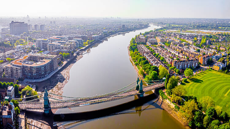 Hammersmith, London, from above