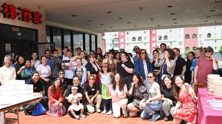 A group picture of participants of the The Great Community Bake Sale