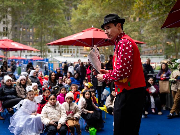 Tricks and Treats at Bryant Park Winter Village
