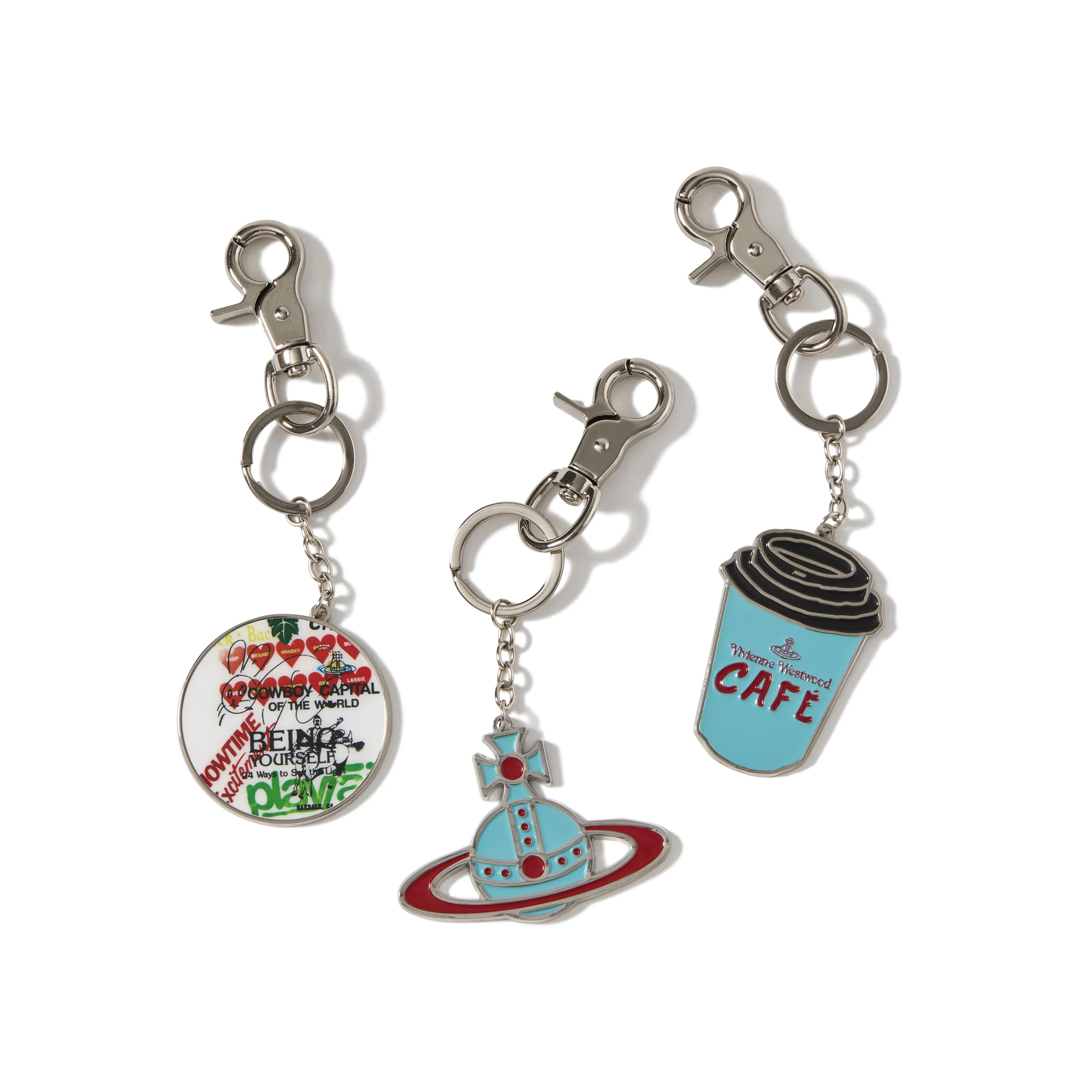 3種セット！ヴィヴィアン・ウエストウッド カフェ　限定　キーホルダー 3種セット！ヴィヴィアン・ウエストウッド カフェ 限定 キーホルダー