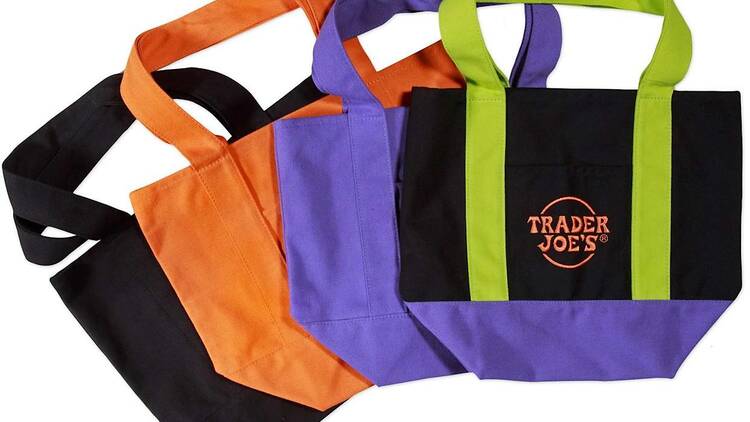 Trader Joe’s mini Halloween tote bags