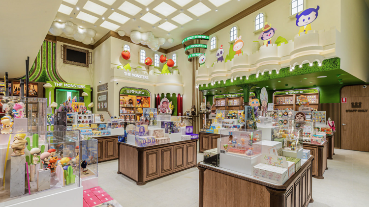 Pop Mart store with toys