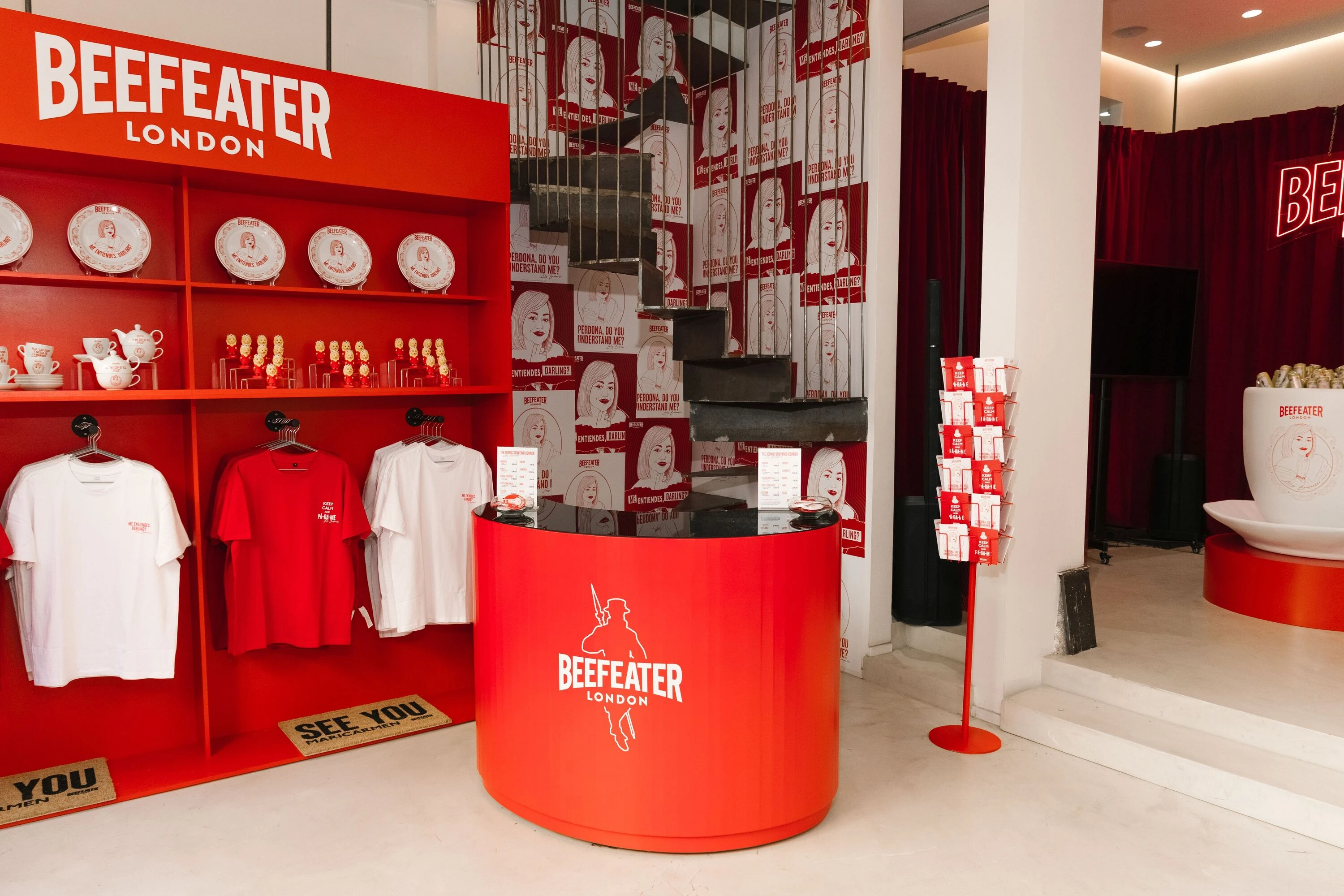 The Iconic Souvenir Corner. Beefeater