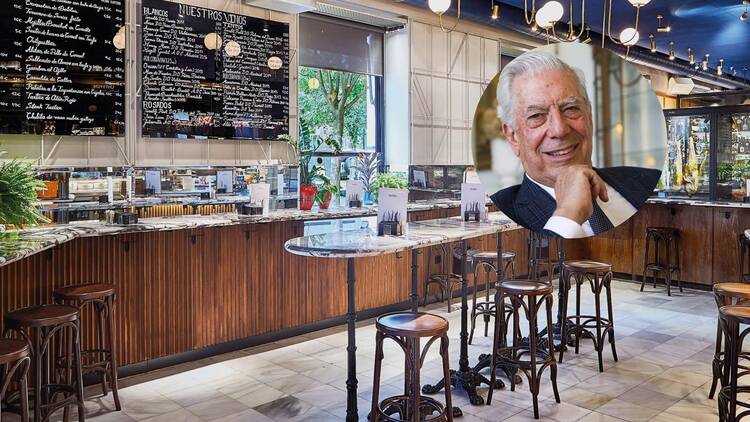 Mario Vargas Llosa y el restaurante Arzábal. Time Out Madrid