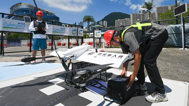 Hong Kong Hospital Authority medicine drone