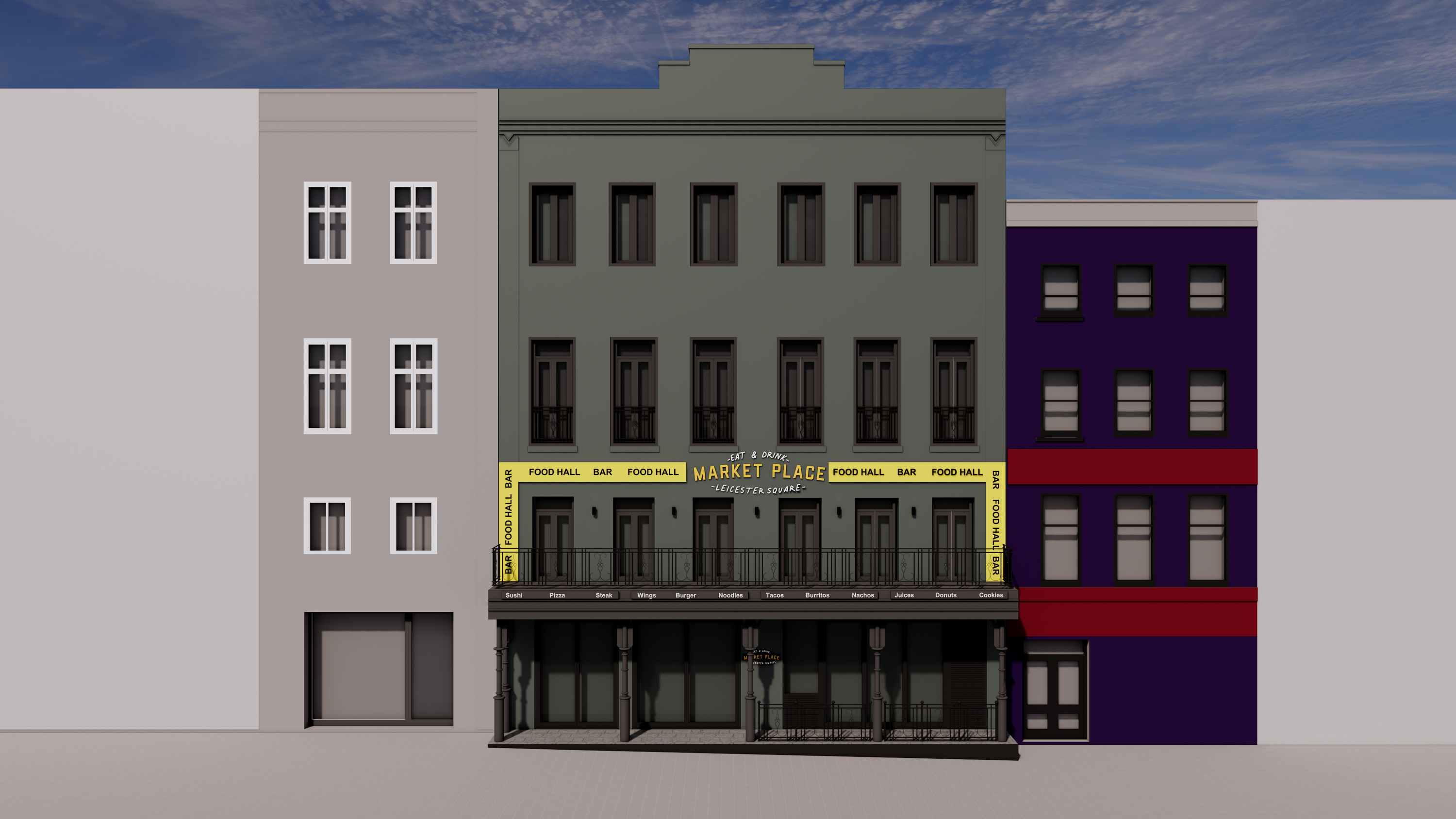 Design for Market Place Leicester Square