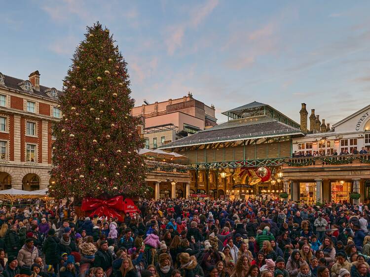 Visit the Christmas tree in Covent Garden