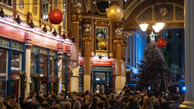 Soak up the atmosphere at Leadenhall Market