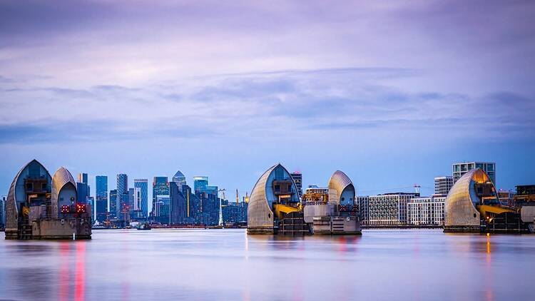 The Thames Barrier, flood defences in London