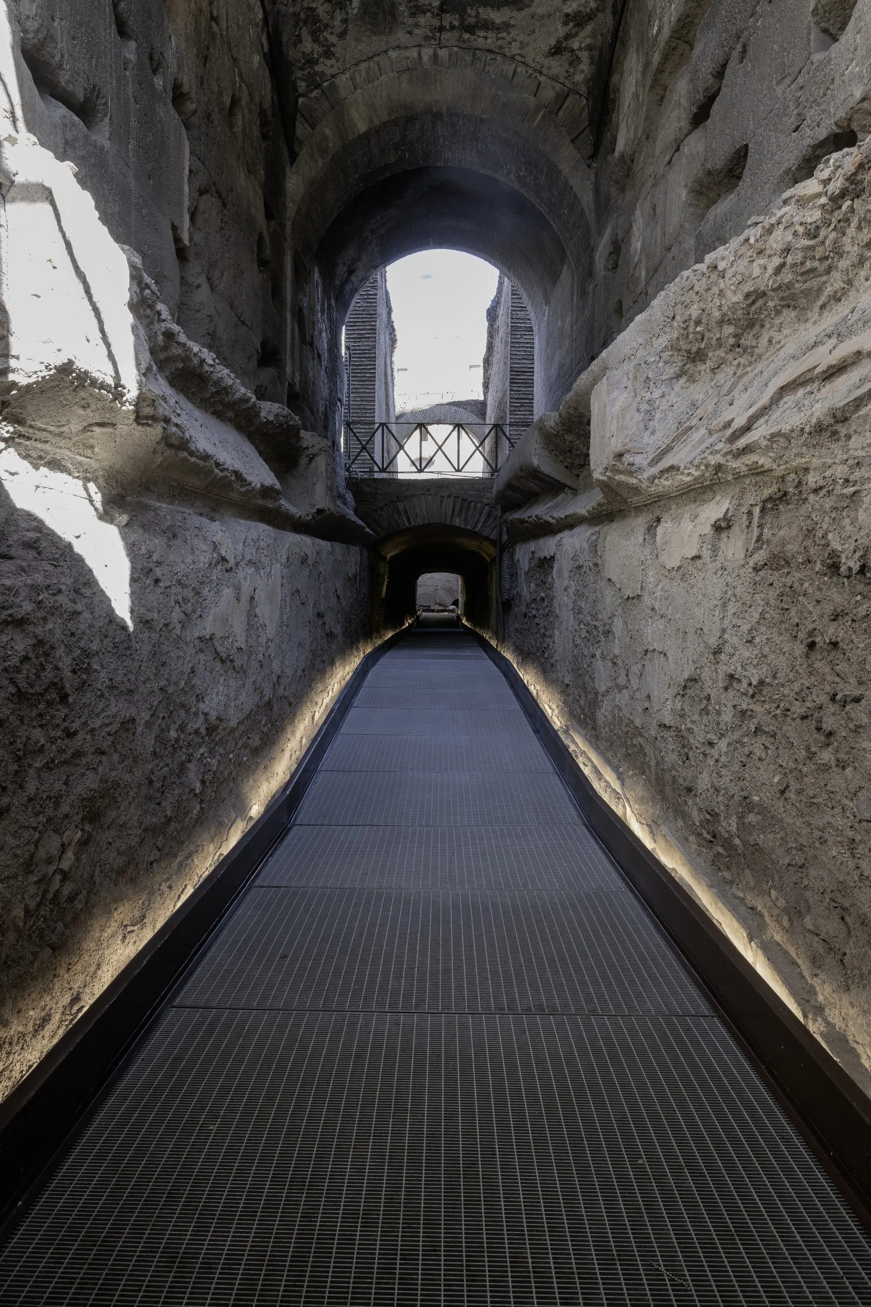 Underground tunnel at Rome Colosseum