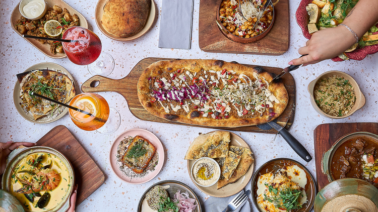 Round off the weekend with a Mediterranean three-course meal and a cocktail