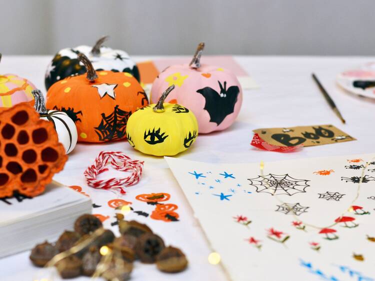 Decorar tu propia calabaza