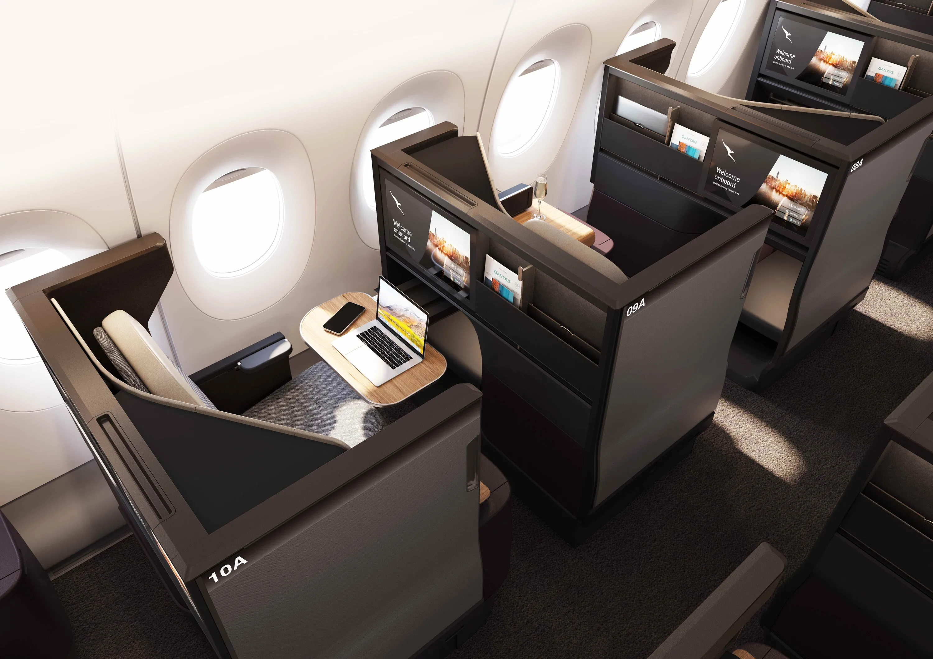 Inside “project sunrise” Airbus A350-1000 jet