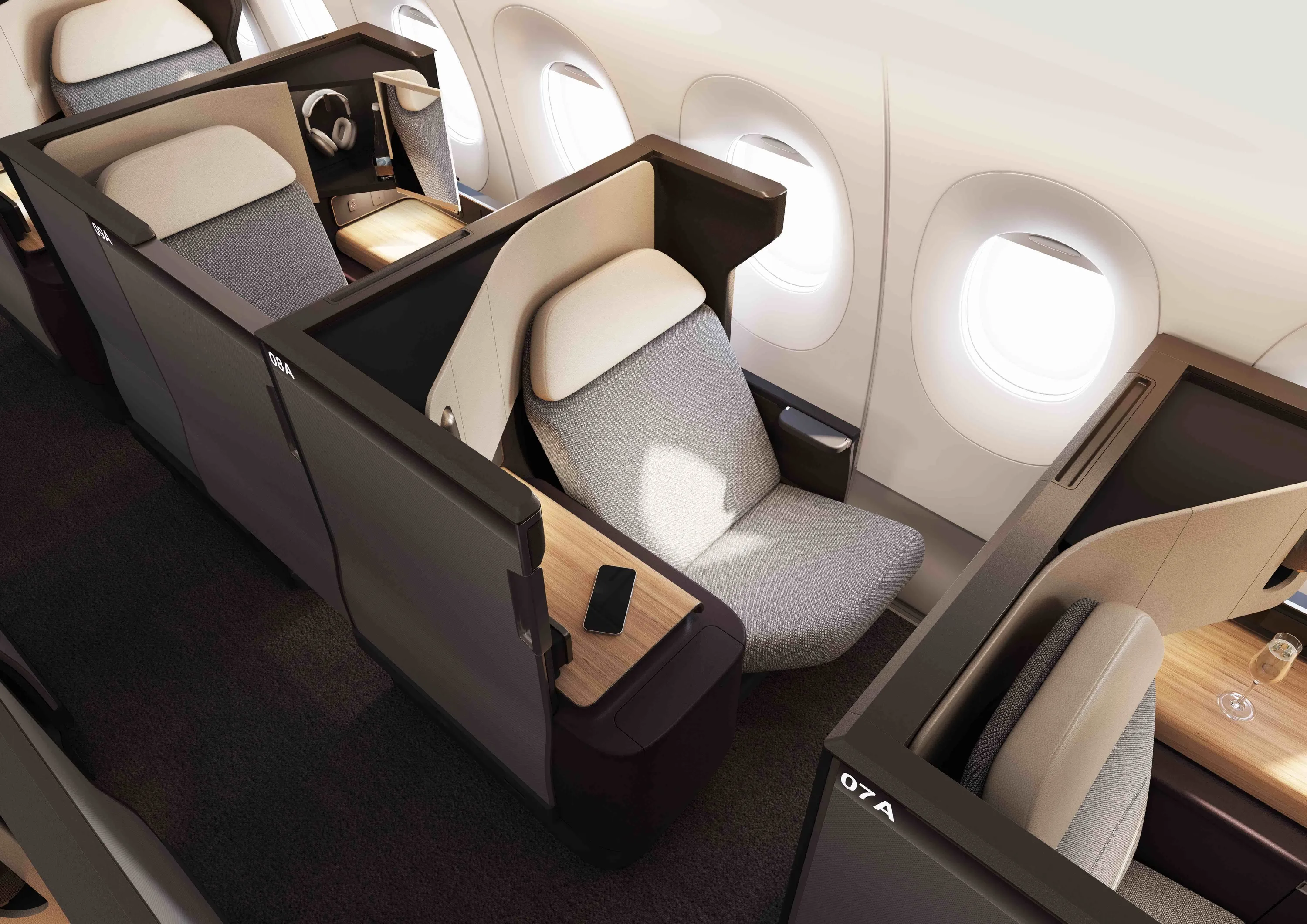 Inside “project sunrise” Airbus A350-1000 jet