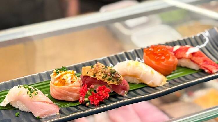 Sessão de sushis