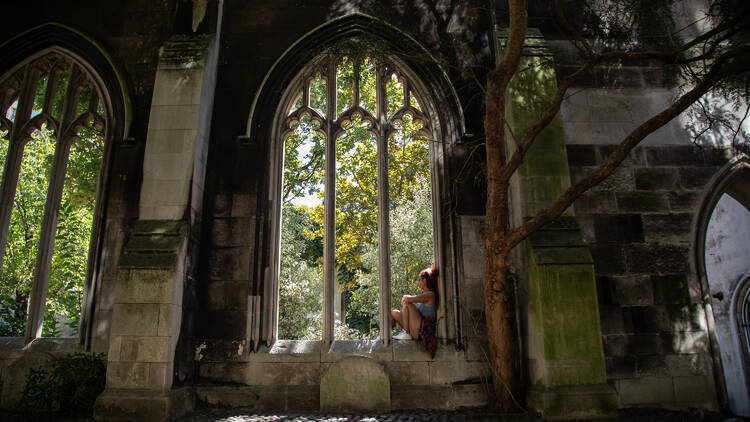 The eerily beautiful St Dunstan in the East Church Garden The eerily beautiful St Dunstan in the East Church Garden