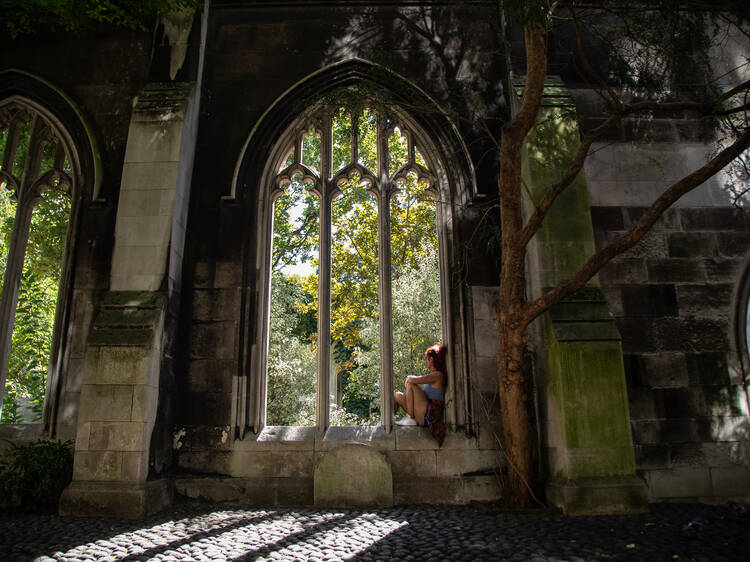 The eerily beautiful St Dunstan in the East Church Garden The eerily beautiful St Dunstan in the East Church Garden