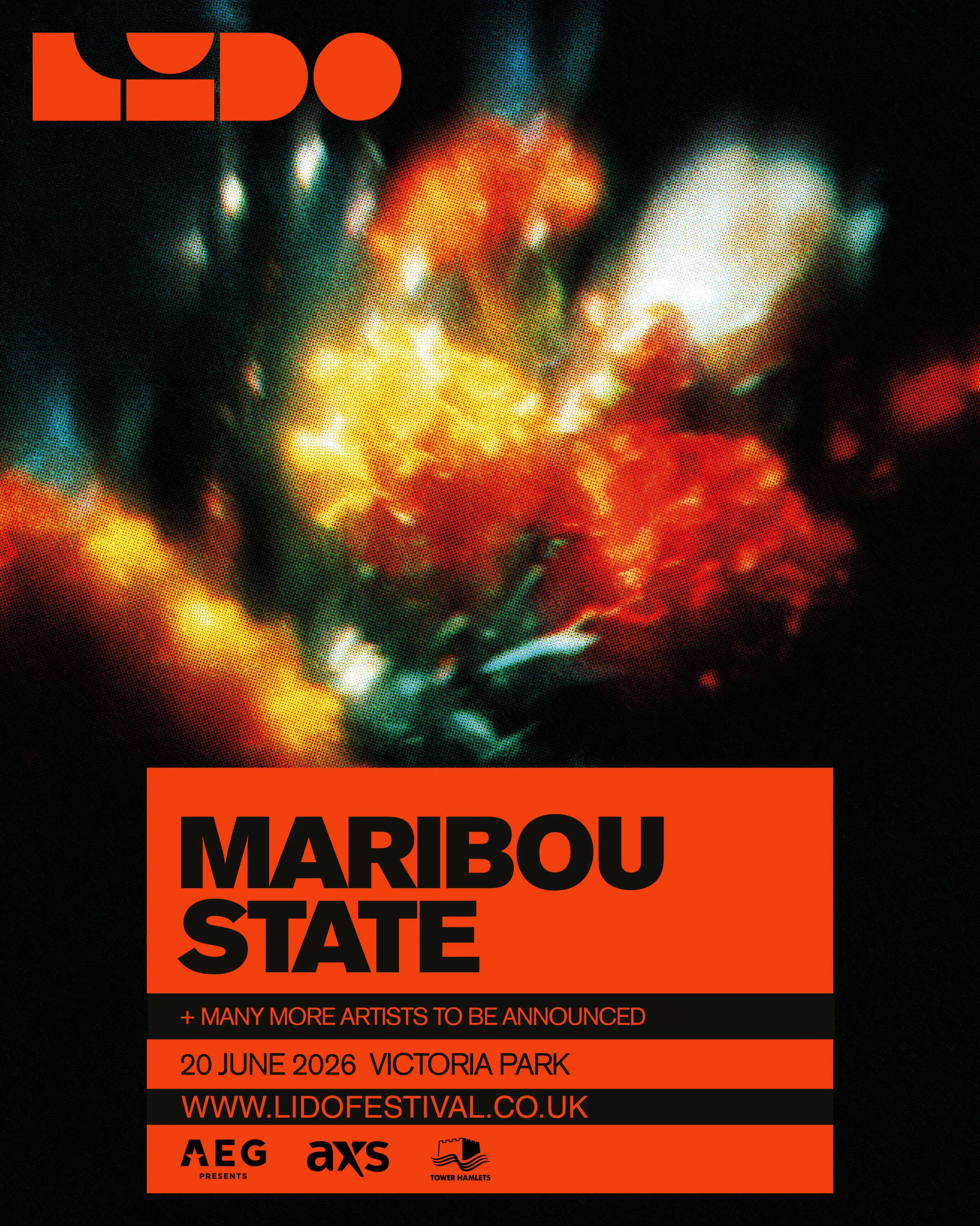 Maribou State at LIDO 2026 poster