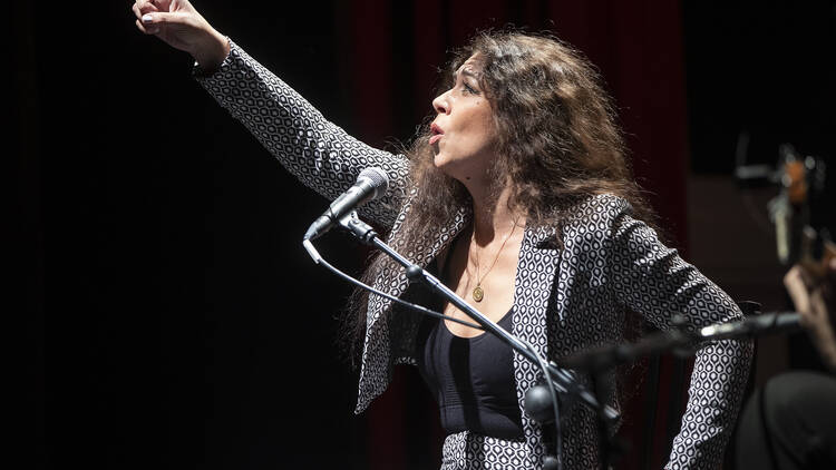 La cantaora Sandra Carrasco