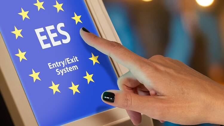 EU Entry/Exit System screen