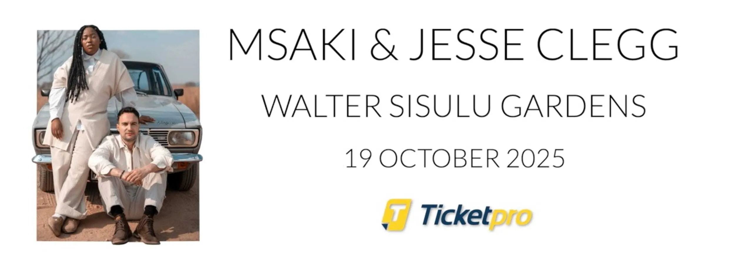 Msaki & Jesse Clegg poster