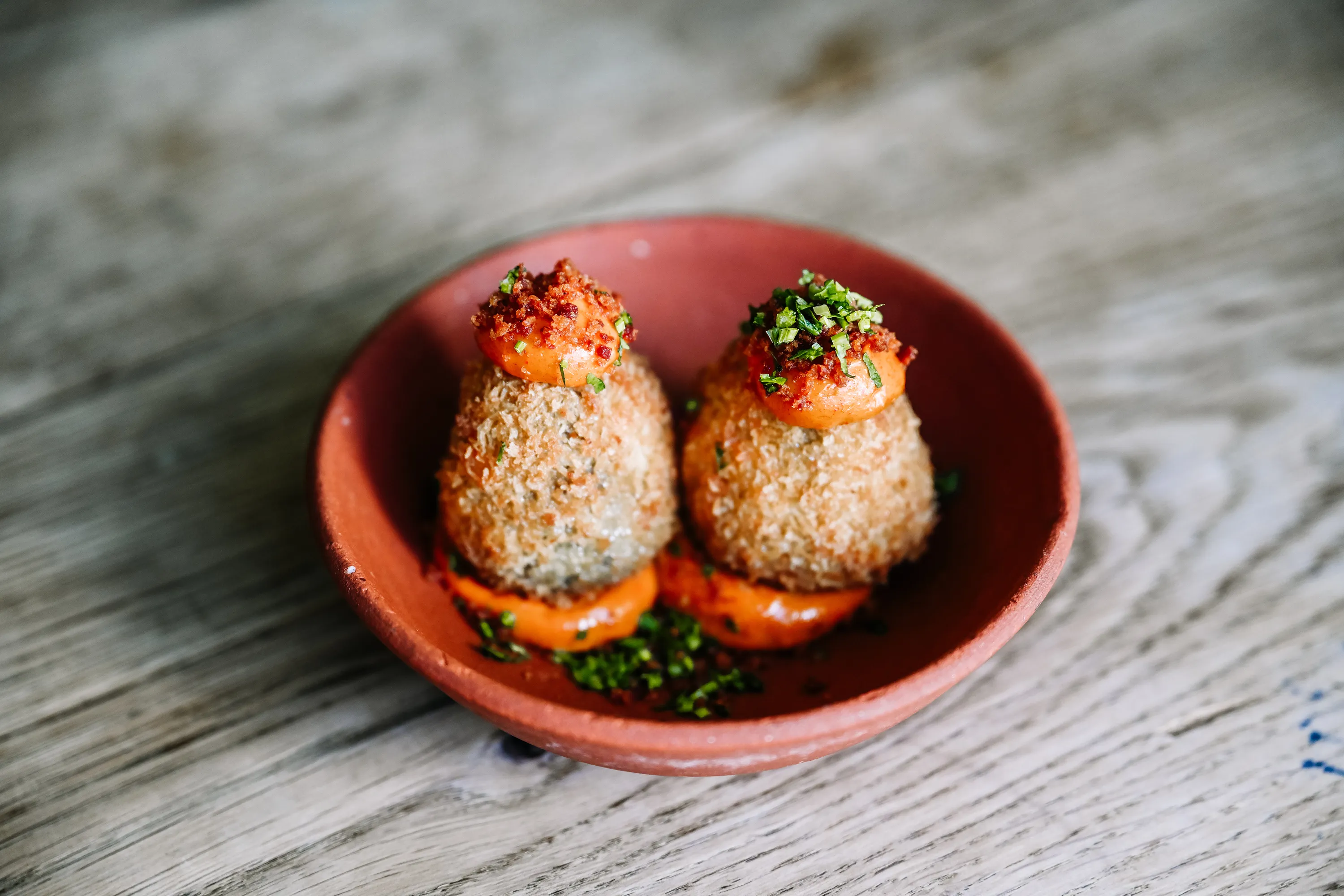 Arancini de cabidela no Gancho