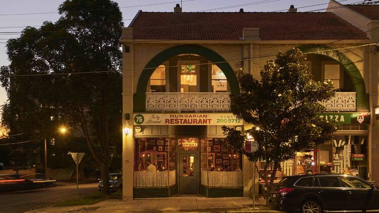 Out the front of Corner 75