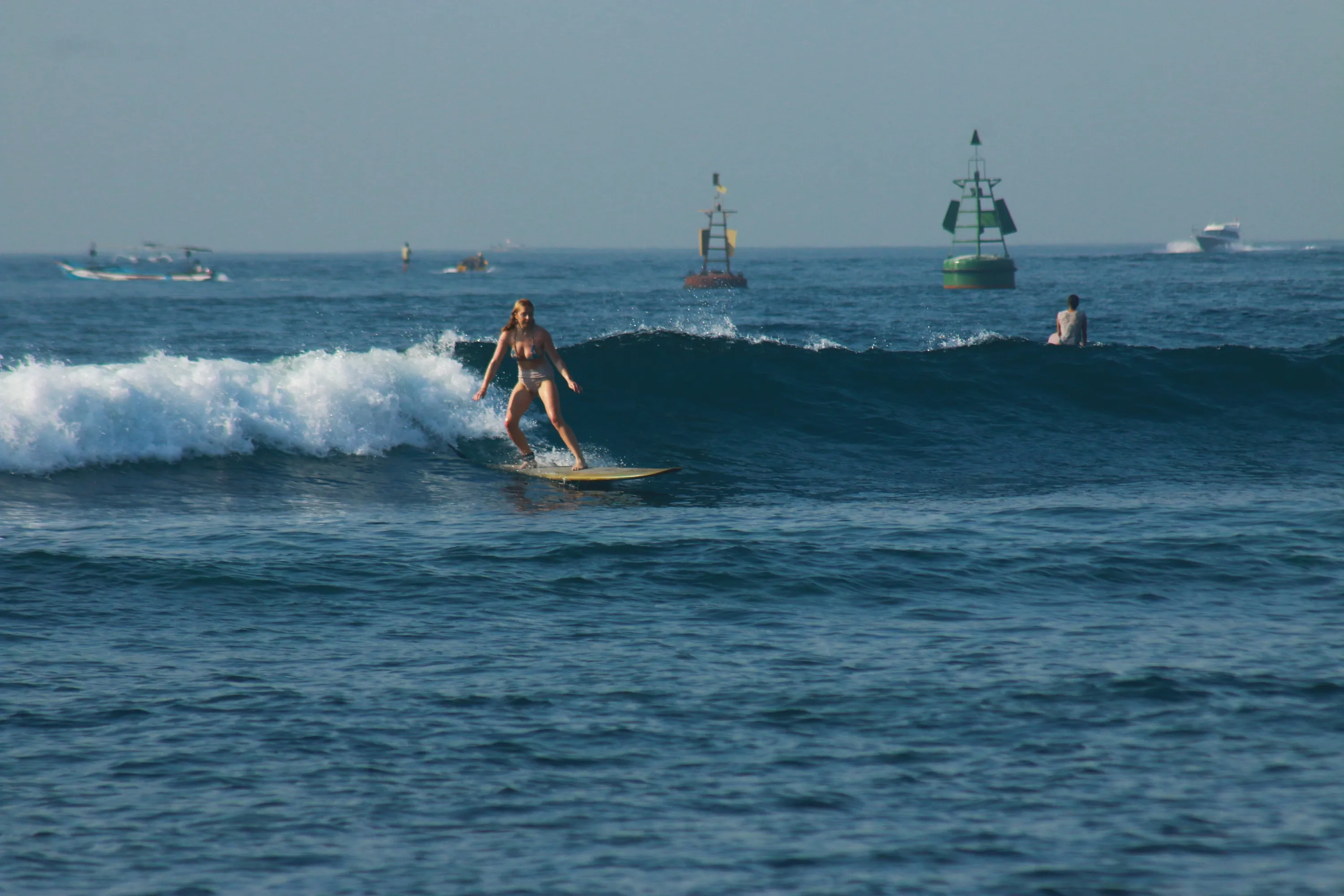 girl surfing