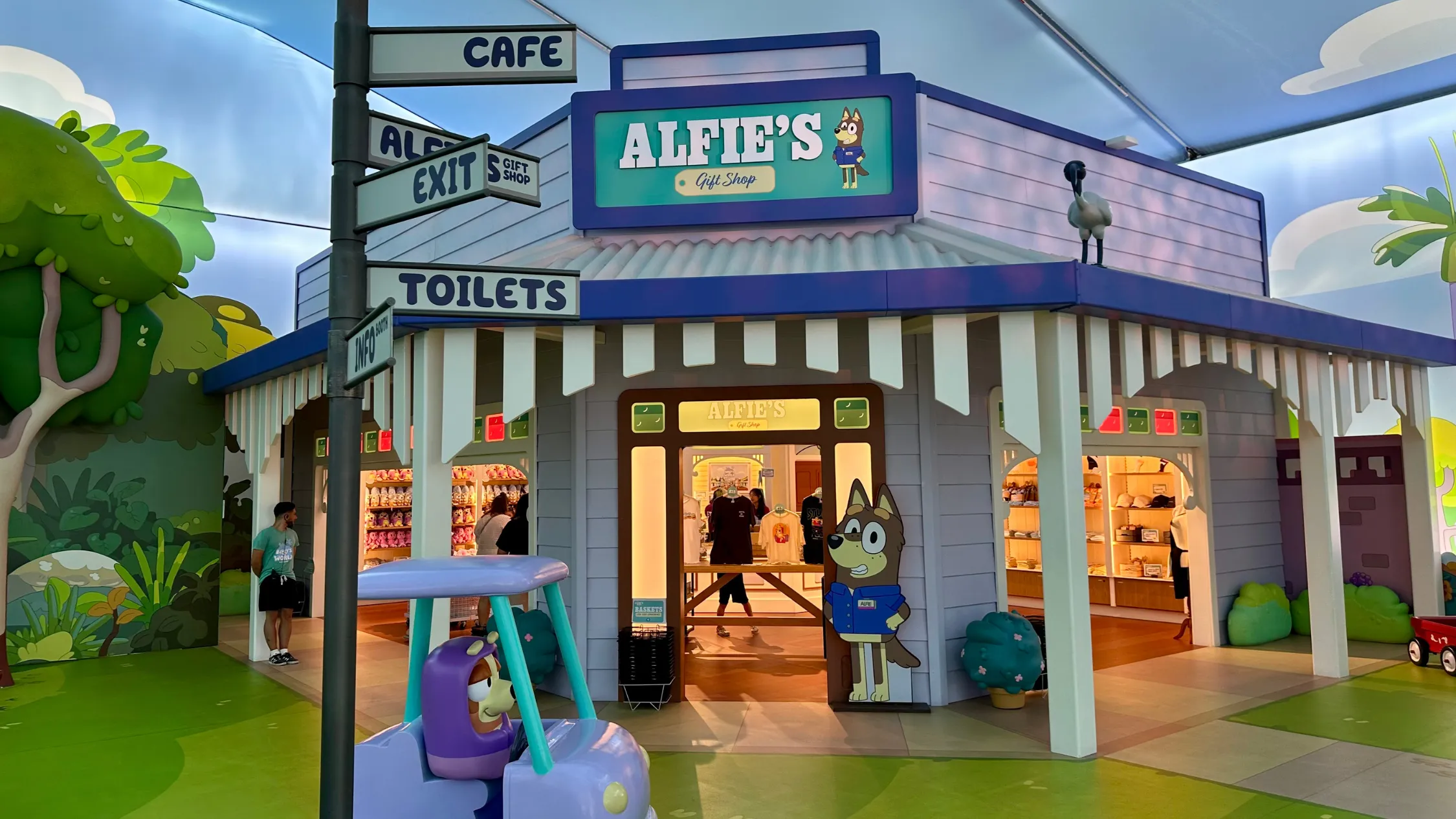 Replica of cafe from Bluey