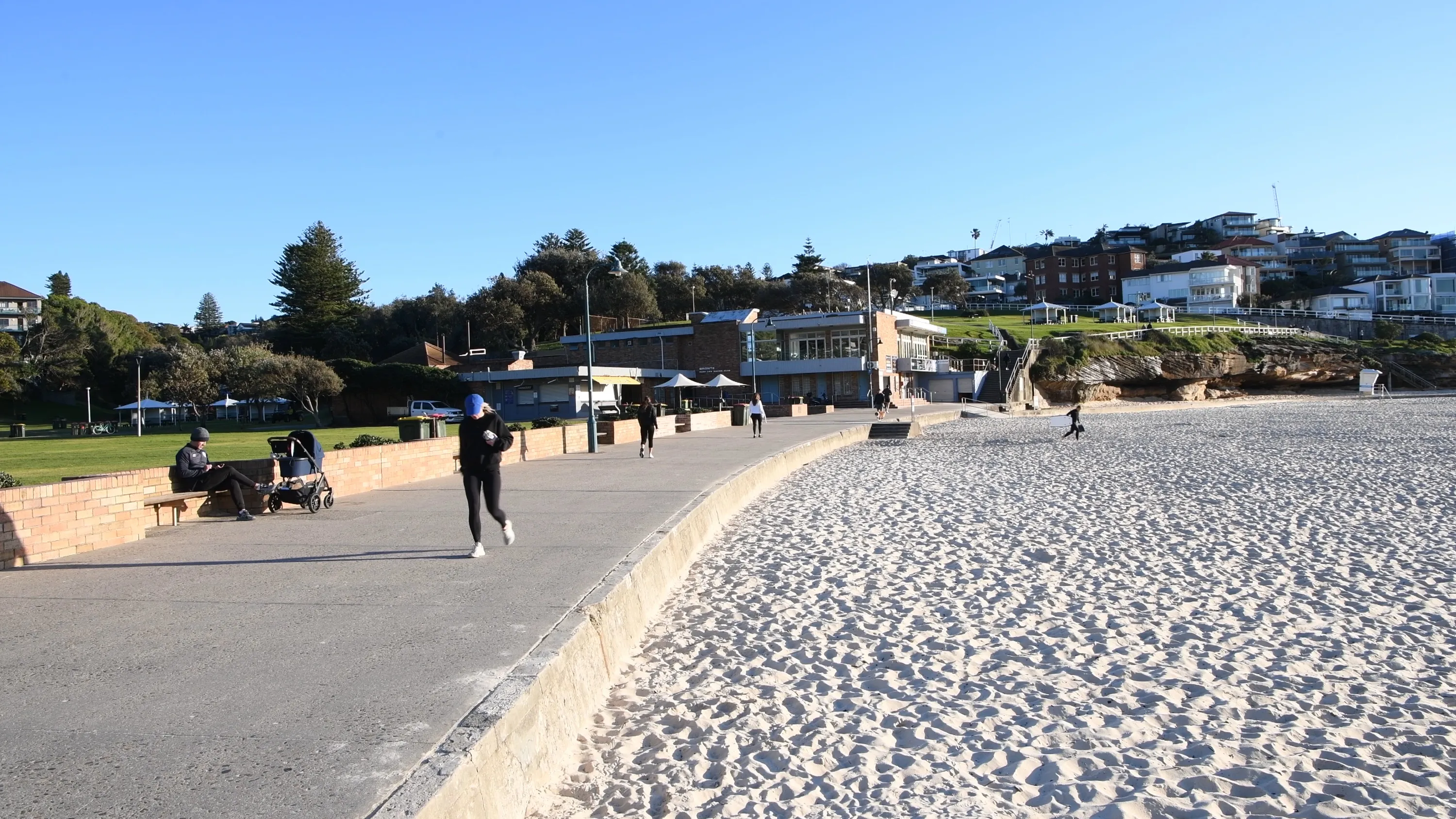 Bronte Surf Club and beach today