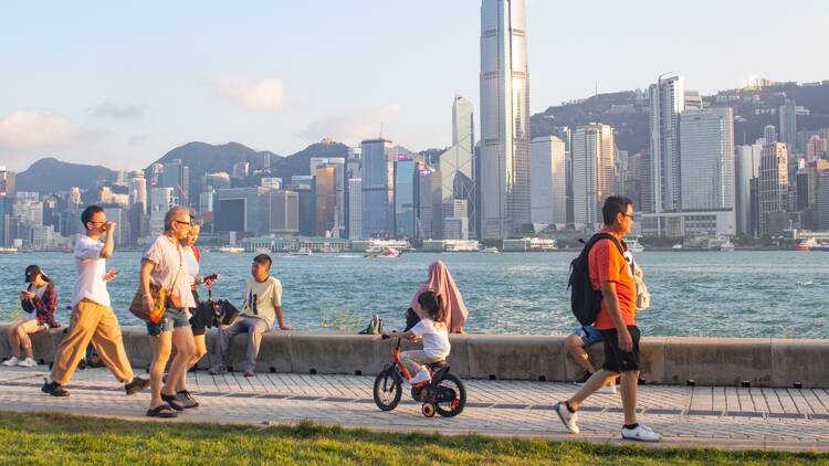 Hong Kong west kowloon harbourfront