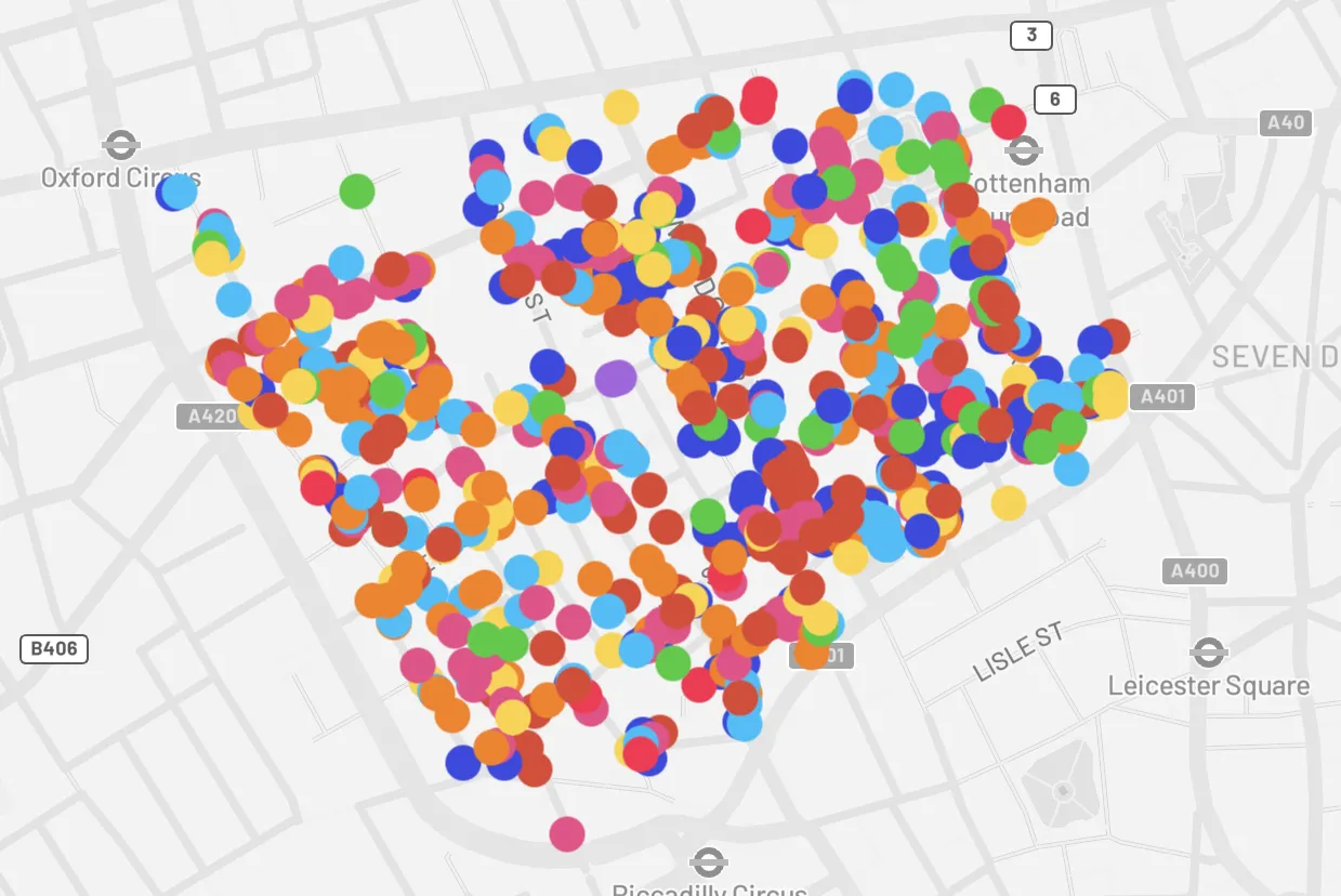 Soho Heritage Map, London