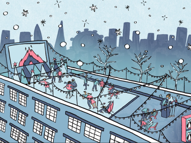 A new rooftop ice rink is coming to south London for the 2025 festive season
