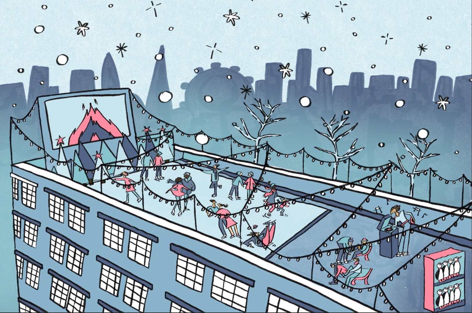 A new rooftop ice rink is coming to south London for the 2025 festive season