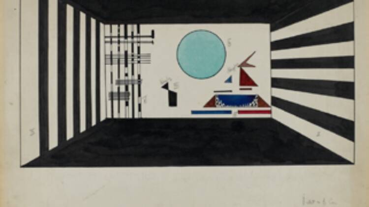 Vassily Kandinsky Dessins préparatoires pour la mise en scène de Tableaux d’une exposition Bild II. Gnomus / Tableau II. Gnomus, 1928